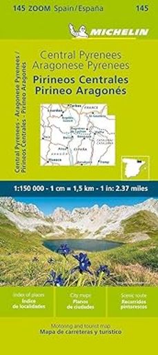mapa zoom pirineos centrales, pirineo aragones 11145-9782067258884