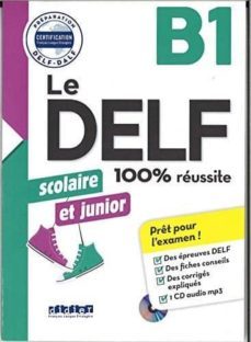 le delf scolaire et junior - 100% reussite - b1 - livre + cd mp-9782278088584