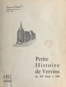 petite histoire de vervins (ebook)-alphonse pietin-9782402215084