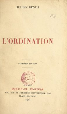 l'ordination (ebook)-julien benda-9782402594684