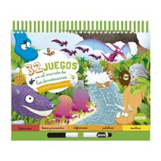busca y encuentra, 32 juegos en el país de los dinosaurios-9782733876084