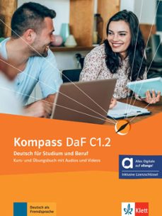 kompass daf c1.2 - kurs und ubungsbuch mit audios und videos edicion hibrida allango-9783126700184