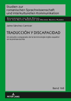 traduccion y discapacidad (ebook)-jaime sánchez carnicer-9783631875384