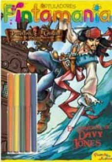 piratas del caribe: pintamania rotuladores: el corazon de davy jo nes-9788408074984