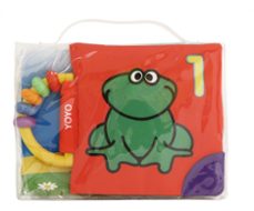 la rana (libro tela y sonajero )-9788408092384