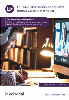 tutorizacion de acciones formativas para el empleo. ssce0110 (ebook)-9788411843591
