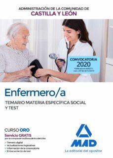 enfermero/a de la administracion de la comunidad de castilla y leon: temario materia especifica social y test-9788414235584