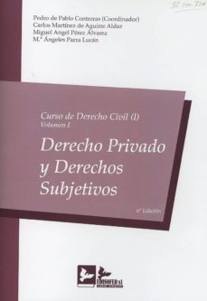 curso de derecho civil, 01/01 2018 derecho privado y subjetivos-9788415276784