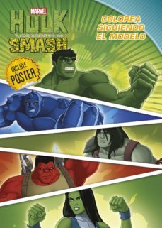 hulk. colorea siguiendo el modelo-9788415343684