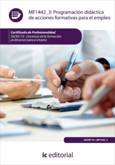 (i.b.d.) programacion didactica de acciones formativas para el empleo ssce0110. docencia de la formacion profesoinal para el empleo-9788415730484