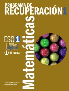 programa de recuperacion de matematicas 1º eso-9788421668184