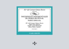 nociones fundamentales de derecho penal (vol. i): parte especial (3ª ed.)-adan nieto martin-9788430979684