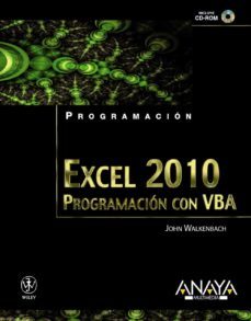 excel 2010: programacion con vba-john walkenbach-9788441528284