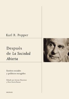 despues de la sociedad abierta-karl raimund popper-9788449323584