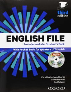 english file pre-intermediate student s book +itutor + pocketbook (3 rd ed.)  (sustituido por 9780194598958)-9788467376784
