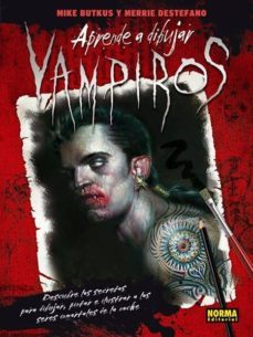 aprende a dibujar vampiros-merrie destefano-9788467912784