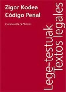 zigor kodea = codigo penal-9788474859584
