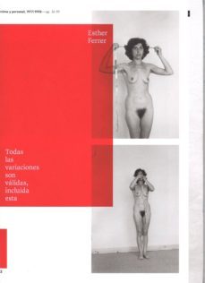 todas las variaciones son validas, incuida esta-esther ferrer-9788480265584