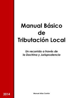 manual basico de tributacion local (ebook)-manuel alias canton-9788483260784