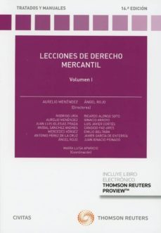 lecciones de derecho mercantil, volumen i (16ª ed.)-9788491977384
