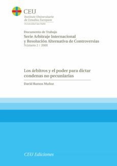 los arbitros y el poder para dictar condenas no pecuarias-9788492456284