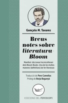 breus notes sobre literatura-bloom-gonçalo m. tavares-9788494440984