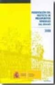 presentacion del proyecto de presupuestos generales del estado, 2 009 (incluye cd-r)-9788497201384
