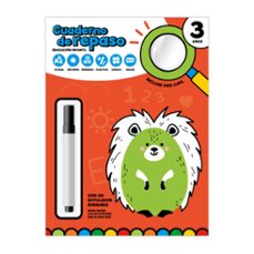 cuaderno de repaso 3 años - con lupa y rotulador borrable-9791387627584