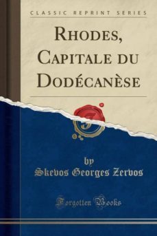 rhodes capitale du dodecanese classic reprint-9780259111894