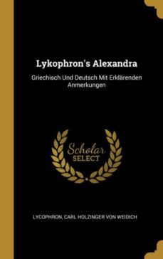 lykophrons alexandra-9780274037094