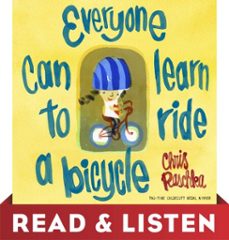 everyone can learn to ride a bicycle: read &amp; listen edition (ebook)-chris raschka-9780449817094