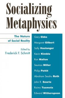 socializing metaphysics-9780742514294
