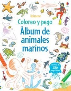 coloreo y pego: album de animales marinos-jessica greenwell-9781409594994