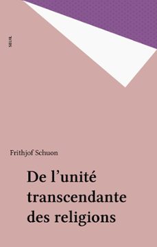 de l'unite transcendante des religions (ebook)-frithjof schuon-9782021250794