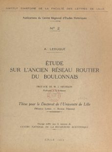 etude sur l'ancien reseau routier du boulonnais (ebook)-alphonse leduque-9782307656494
