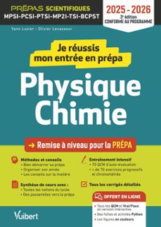 je reussis mon entree en prepa scientifique. physique-chimie 2025-2026 (ebook)-9782311221794