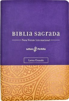 biblia nvi, couro soft, roxo e amarelo, letra grande, com espaço para anotaçes (ebook)-9786556899794