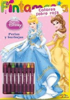 princesas. colorea sobre rosa-9788408092094
