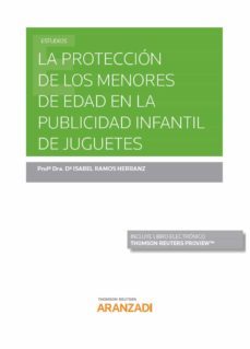 proteccion de los menores de edad en la publicidad infantil de ju guetes-9788413097794