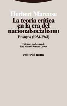 la teoria critica en la era del nacionalsocialismo (ebook)-herbert marcuse-9788413643175
