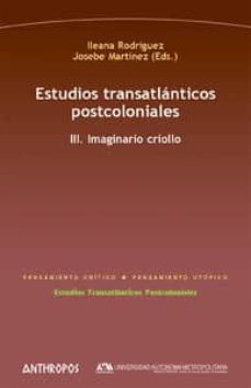 estudios transatlanticos postcoloniales iii-9788415260394