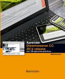 aprender dreamweaver cc release 2016 con 100 ejercicios practicos-9788426723994