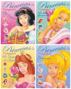 princesas con pegatinas brillantes (4 titulos)-9788430567294
