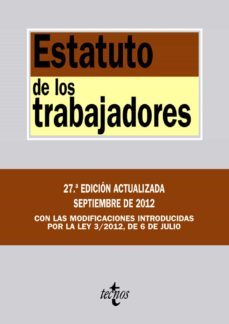 estatuto de los trabajadores (27ª ed.)-9788430955794