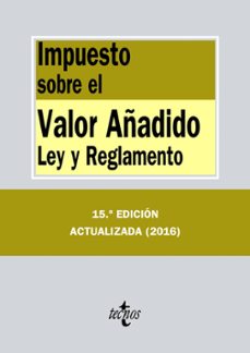 impuesto sobre el valor añadido (15ª ed.)-9788430970094