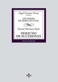 derecho de sucesiones-angel carrasco perera-pascual martinez espin-9788430982394