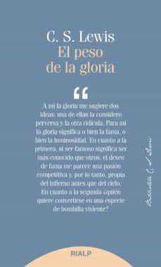 el peso de la gloria-c.s. lewis-9788432148194