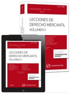 lecciones de derecho mercantil volumen ii (papel + e-book) (12ª e d.)-aurelio menendez menendez-9788447049394
