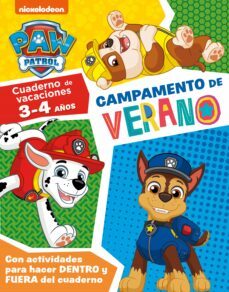 campamento de verano con la patrulla canina: cuaderno de vacaciones (3-4 años)-9788448861094