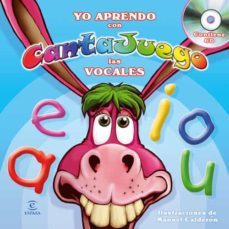 las vocales + cd (yo aprendo con cantajuego)-9788467033694